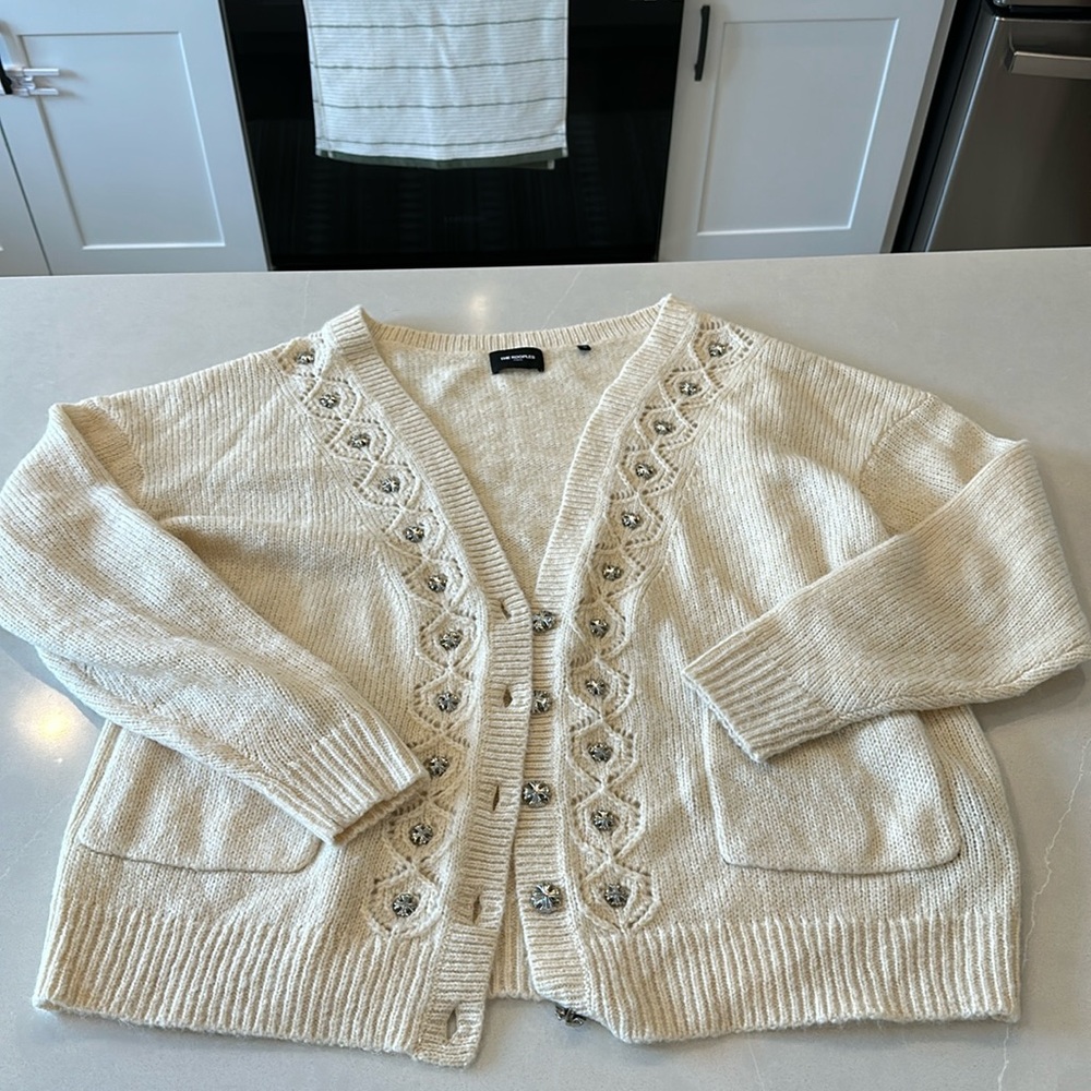 Cream wool oversized The Kooples sweater